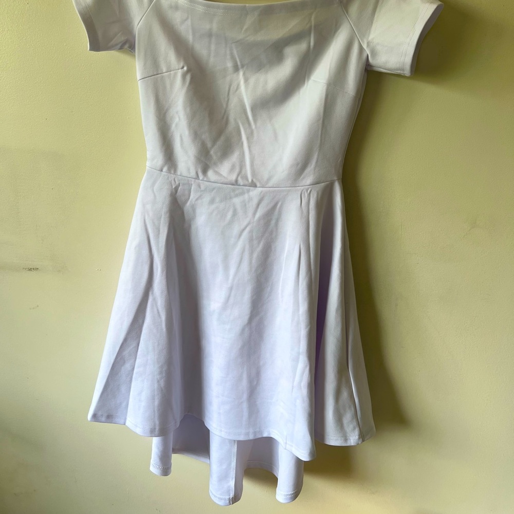 White off shoulder dress